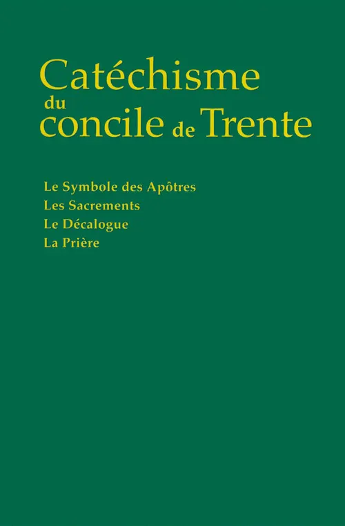 Catéchisme du Concile de Trente, couverture